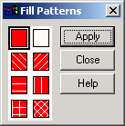Диалоговое окно Fill Patterns